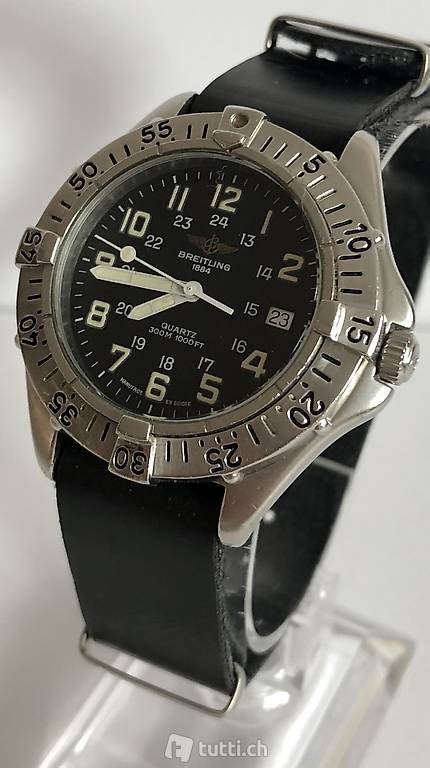 Breitling Colt 300M Automatik Datum Edelstahl Herrenuhr Ref.